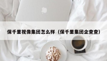 保千里视像集团怎么样（保千里集团企查查）